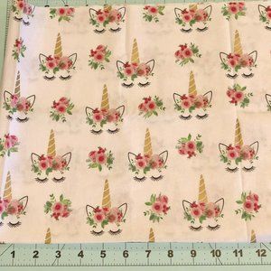 23" Unicorn Cotton Fabric